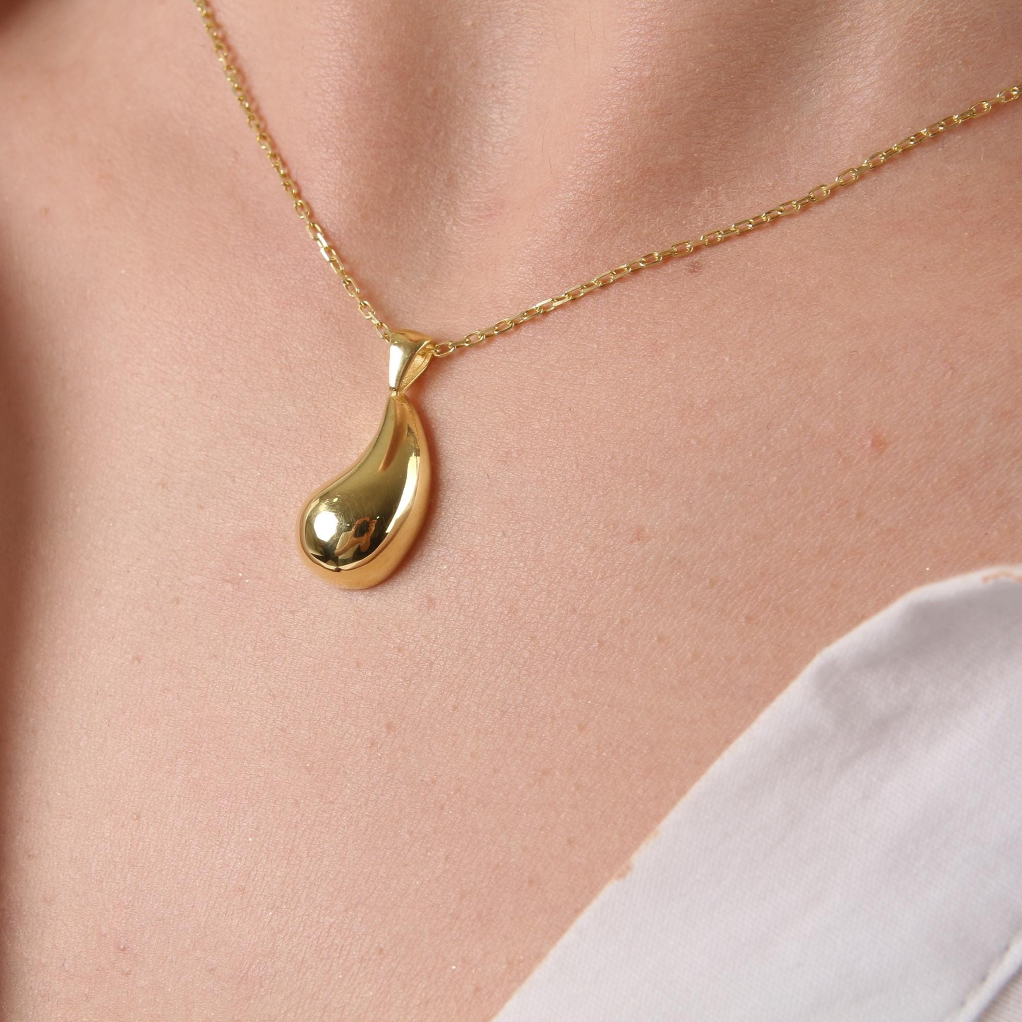 Gold Drop Necklace