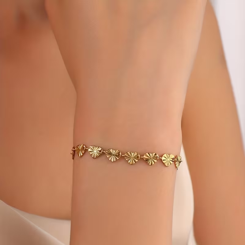Diamond Heart Bracelet